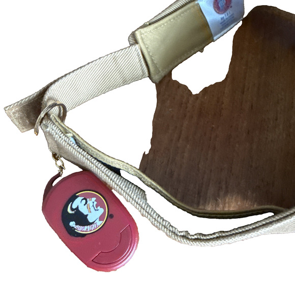 Florida‎ State FSU Seminoles Visor Maroon Gold Adjustable Fight Song Key Chain - Picture 7 of 8
